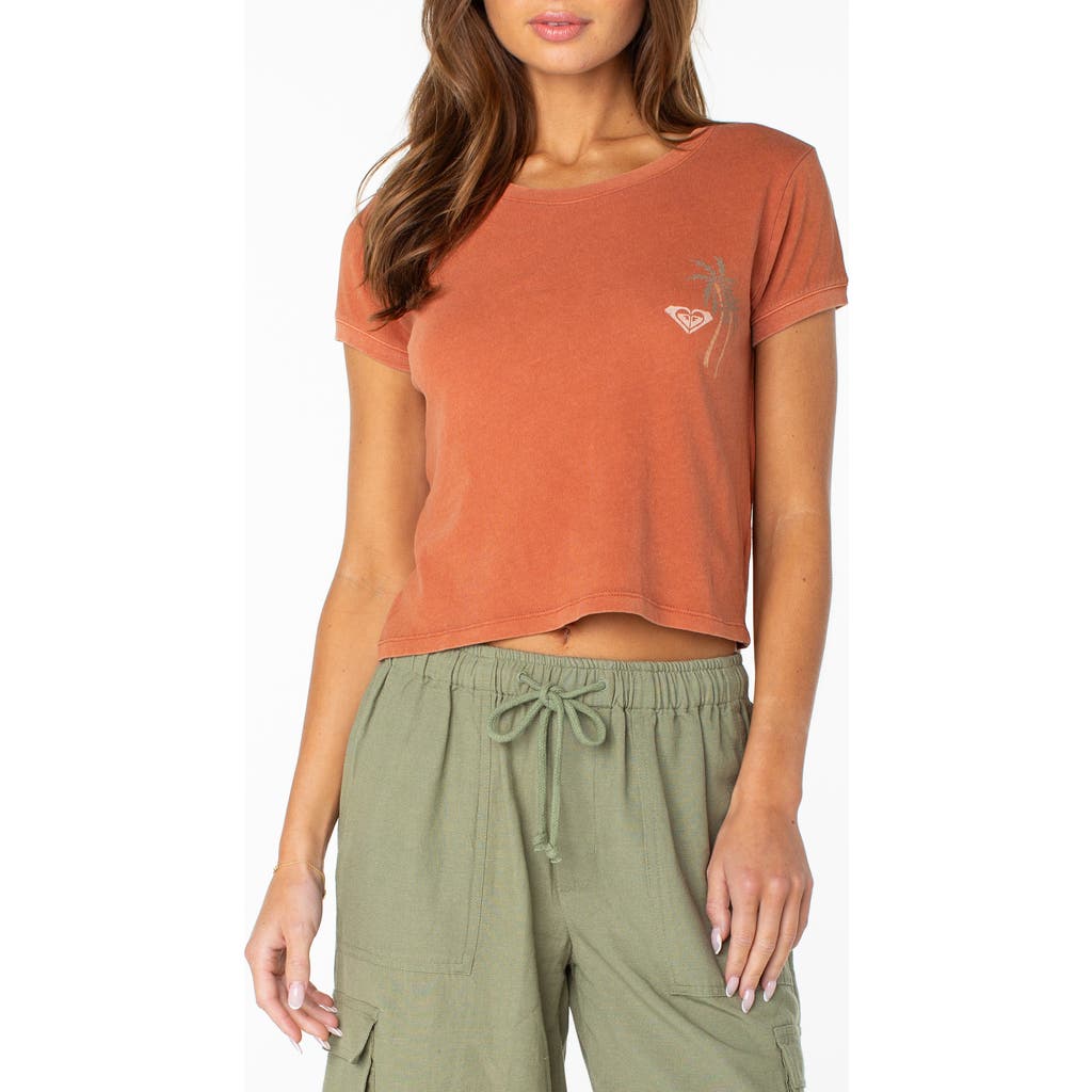 Roxy Roxy Spanish Summer Crop Graphic T-Shirt