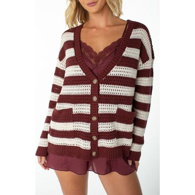 Roxy Roxy Tamarindo Open Stitch Cardigan