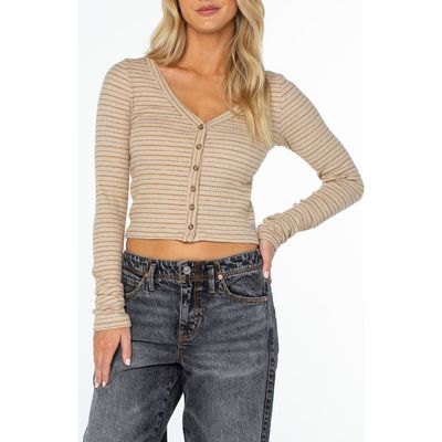 Roxy Roxy Terrace Stripe Rib Crop Top