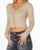 Roxy Roxy Terrace Stripe Rib Crop Top - 3