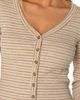 Roxy Roxy Terrace Stripe Rib Crop Top - 4