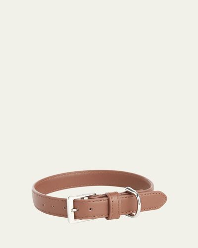 ROYCE New York Personalized Leather Small Dog Collar