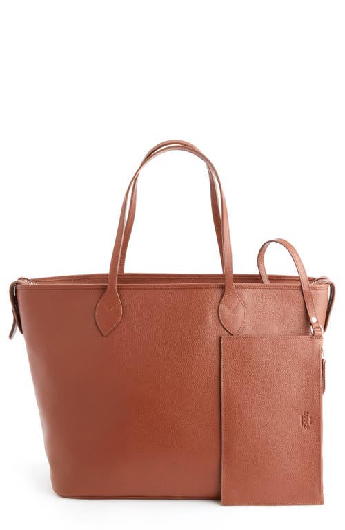ROYCE New York ROYCE New York Leather Tote with Wristlet