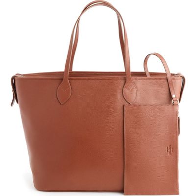 ROYCE New York ROYCE New York Personalized Leather Tote with Wristlet