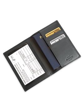 Royce New York Vaccine Card & Passport Wallet