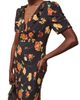 Ro&Zo Ro&Zo Floral Print Tie Back Dress - 3