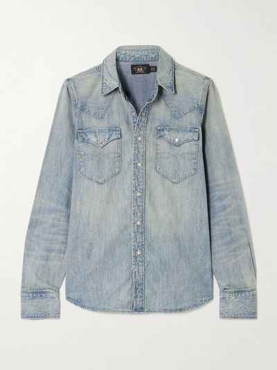 RRL Buffalo denim shirt