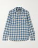 RRL Farrell gingham cotton and linen-blend shirt - 1