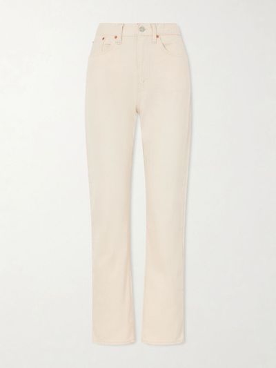 RRL Mid-rise straight-leg jeans