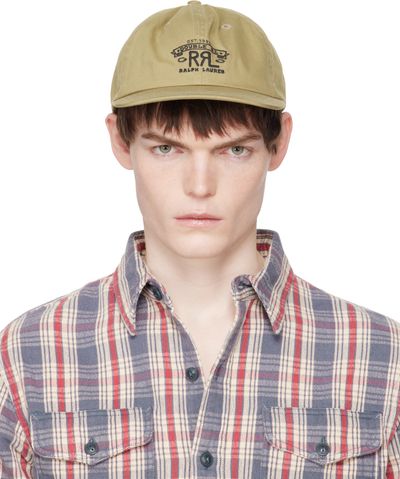 RRL RRL Beige Ranch Logo Twill Ball Cap