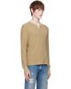RRL RRL Beige Waffle-Knit Henley - 2