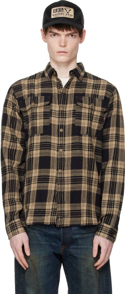 RRL RRL Black & Brown Greyson Shirt