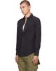 RRL RRL Black Cotton Twill Western Shirt - 4