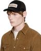RRL RRL Black Denim Mesh Trucker Cap - 3