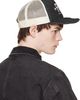 RRL RRL Black Ranch Logo Denim Trucker Cap - 3