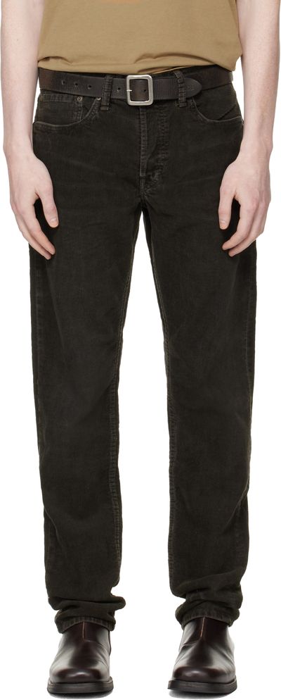 RRL RRL Black Slim Fit Corduroy Trousers