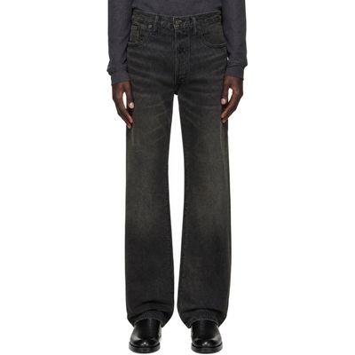 RRL RRL Black Straight Fit Jeans
