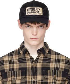 RRL RRL Black Western Trucker Cap