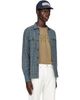 RRL RRL Blue & Gray Check Cotton Shirt - 2