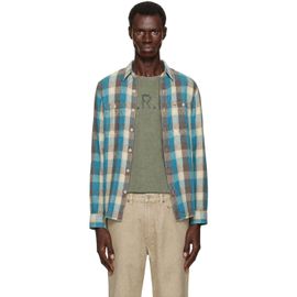 RRL RRL Blue & White Check Shirt