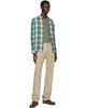 RRL RRL Blue & White Check Shirt - 4
