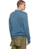 RRL RRL Blue Button Placket Henley - 3