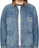 RRL RRL Blue Corduroy-Collar Indigo Denim Jacket - 1