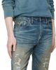 RRL RRL Blue High Slim Brannon Distressed Jeans - 4
