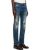 RRL RRL Blue High Slim Distressed Jeans - 2