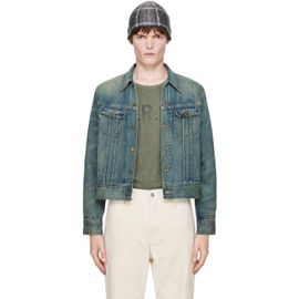 RRL RRL Blue Indigo Denim Trucker Jacket