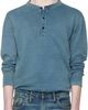 RRL RRL Blue Jacquard-Knit Henley - 1