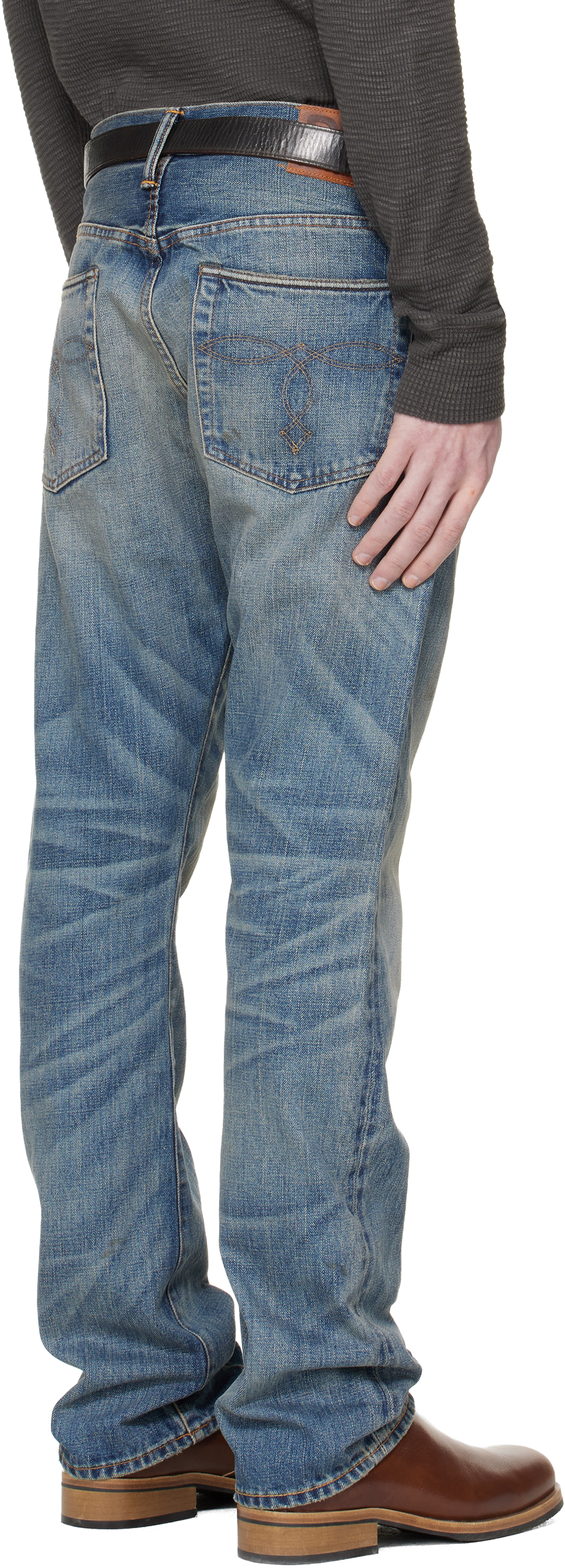 メンズ RRL Slim Boot Cut Selvedge Denim 28x34