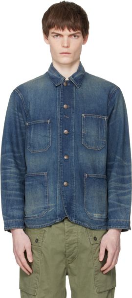 RRL RRL Blue Torrington Engineer Denim Jacket
