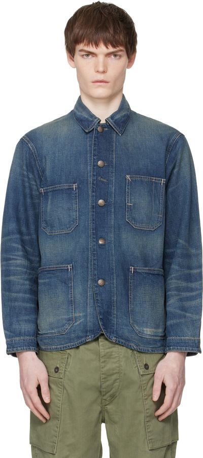 RRL RRL Blue Torrington Engineer Denim Jacket