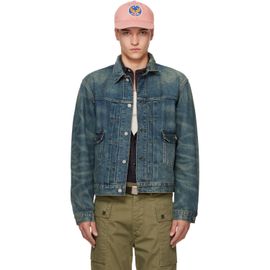 RRL RRL Blue Type-2 Unlined Denim Trucker Jacket