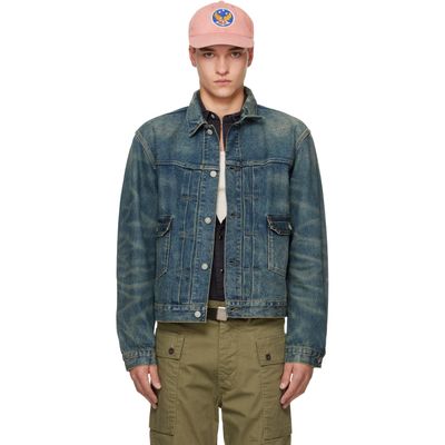 RRL RRL Blue Type-2 Unlined Denim Trucker Jacket
