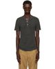 RRL RRL Brown Button Placket Henley - 1