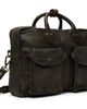 RRL RRL Brown Cargo Leather Briefcase - 2