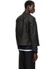 RRL RRL Brown Leather Newsboy Jacket - 3