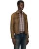RRL RRL Brown Sheepskin Motor Jacket - 2