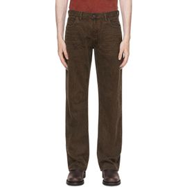RRL RRL Brown Slim Fit Five Pocket Jeans