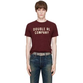 RRL RRL Burgundy 'Double RL Company' T-shirt