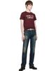 RRL RRL Burgundy 'Double RL Company' T-shirt - 4