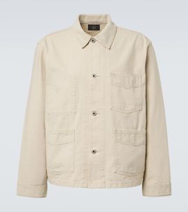 RRL RRL Corduroy-trimmed denim jacket