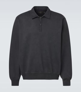RRL RRL Cotton half-zip sweatshirt