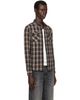 RRL RRL Gray & Red Check Sport Shirt - 2