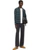 RRL RRL Gray Herringbone Cotton Trousers - 4
