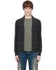 RRL RRL Gray Waffle-Knit Cashmere Shawl Cardigan - 1