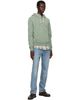 RRL RRL Green Logo Frayed Hoodie - 4