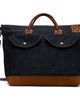 RRL RRL Indigo Denim & Leather Medium Dayton Tote - 1